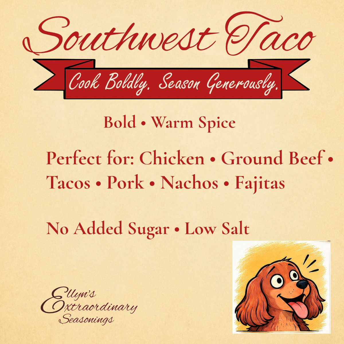 Southwest Taco original product card