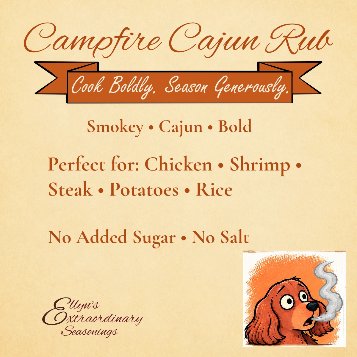 Campfire Cajun Rub original product card